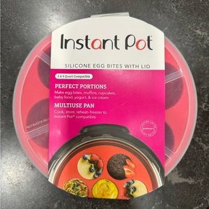 Instant Pot Silicone Egg Bites With Lid